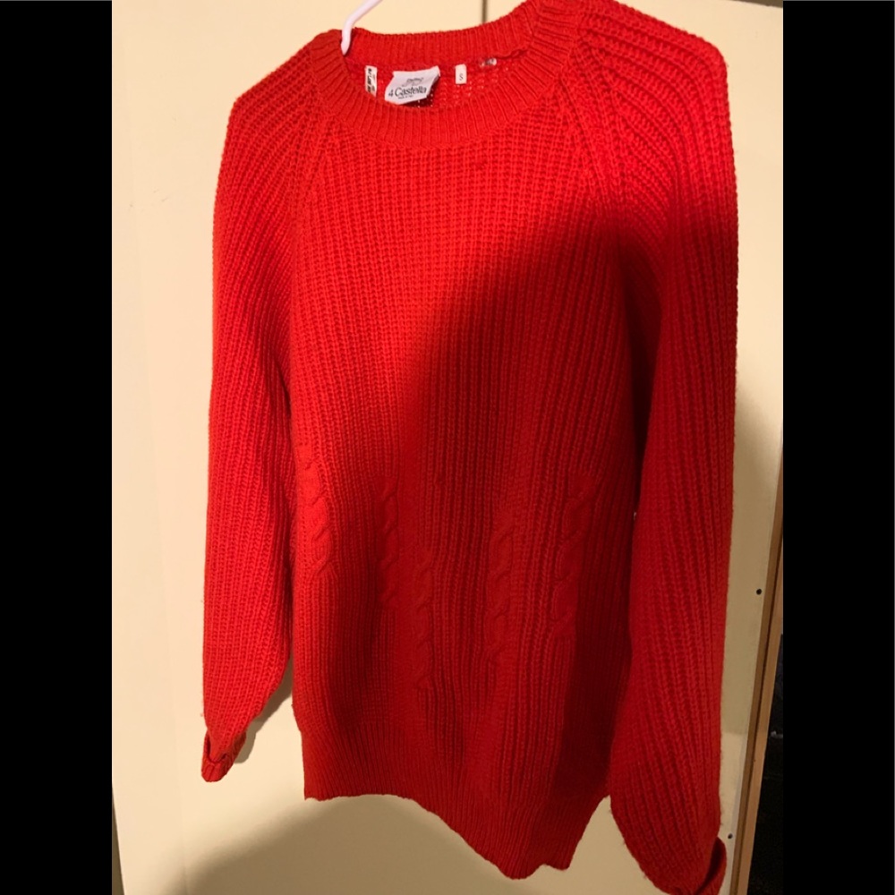Designer 4 Castella sweater cable knit vintage